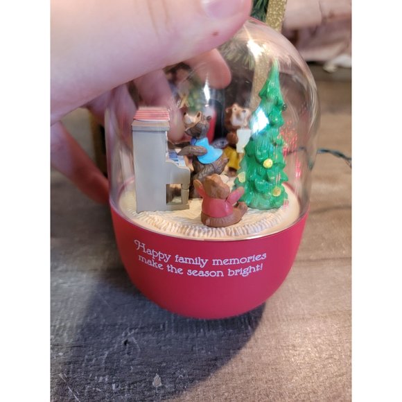 Hallmark jingle Bears 1991 ornament Xmas Decor light up Magic - Picture 4 of 5